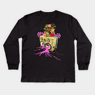 SPEAKER SPILL (alt) Kids Long Sleeve T-Shirt